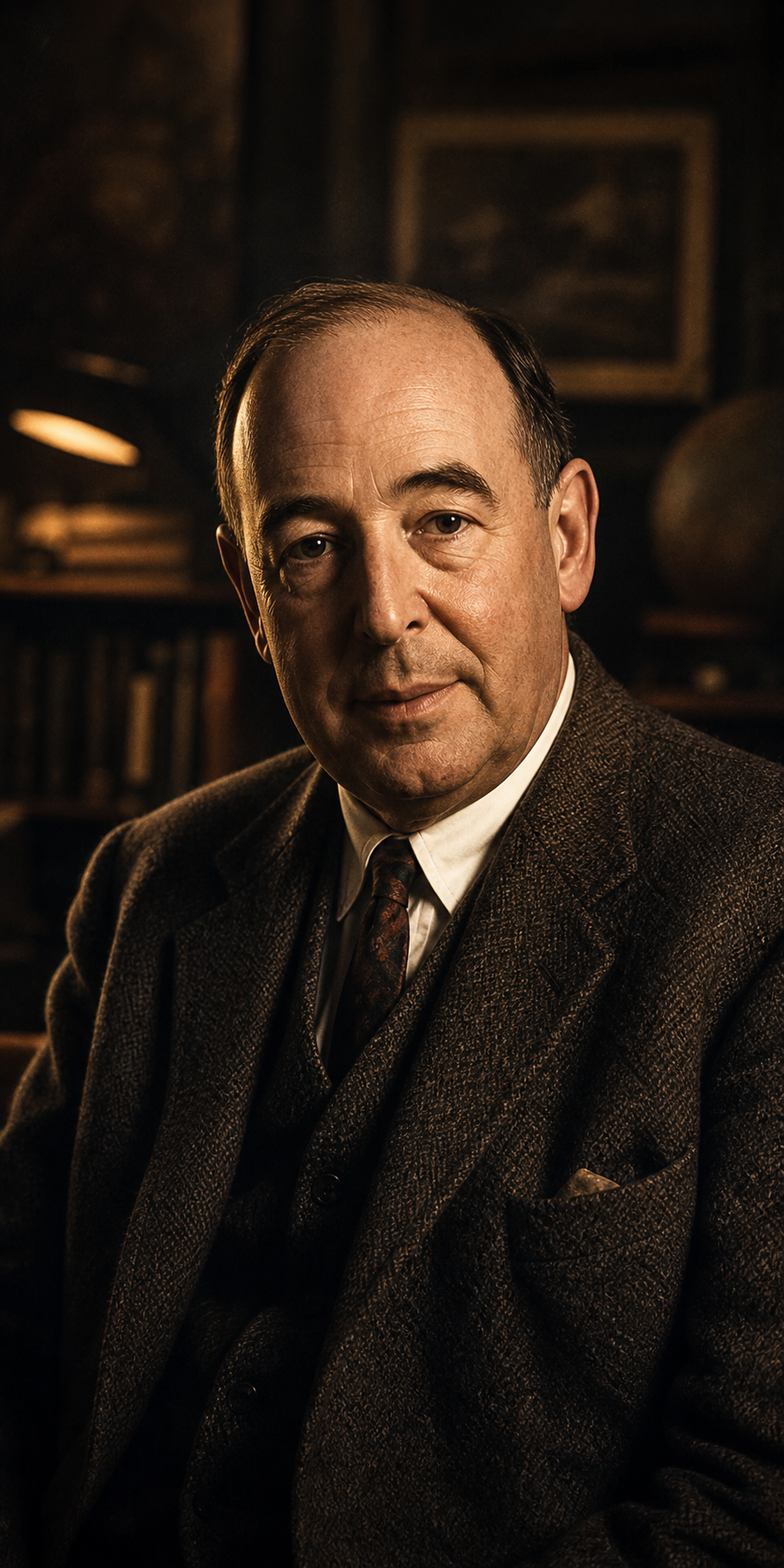 Retrato editorial de C. S. Lewis